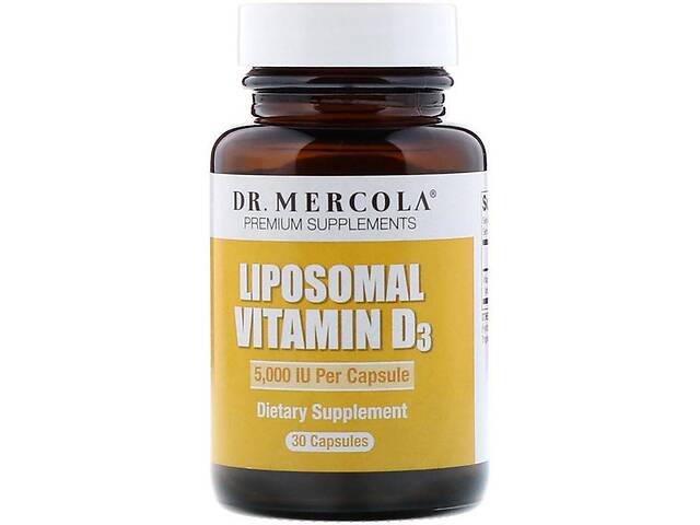 Витамин D Dr. Mercola Liposomal Vitamin D3 5,000 IU 30 Caps