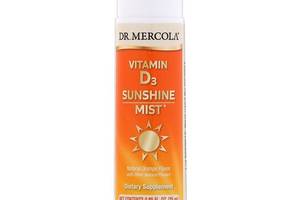 Витамин D Dr. Mercola Vitamin D3 Sunshine Mist 0.85 fl oz 25 ml Natural Orange Flavor