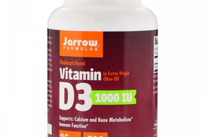 Витамин D Jarrow Formulas Vitamin D3 1000 IU 200 Softgels