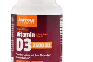 Витамин D Jarrow Formulas Vitamin D3 2500 IU 100 Softgels JRW-29042