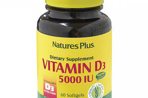 Витамин D Nature's Plus Vitamin D3 5000IU 60 Caps