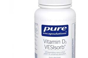 Витамин D Pure Encapsulations Vitamin D3 VESIsorb 60 Caps PE-01396