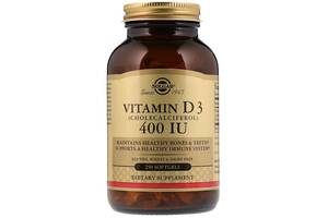 Витамин D Solgar Vitamin D3 (Cholecalciferol) 400 IU 250 Softgels