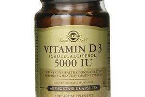 Витамин D Solgar Vitamin D3 Cholecalciferol 5000 IU 60 Veg Caps SOL-03312