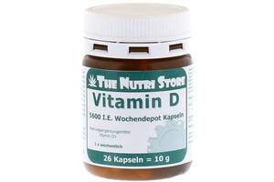 Витамин D The Nutri Store Vitamin D, 5600 IE 26 Caps ФР-00000125