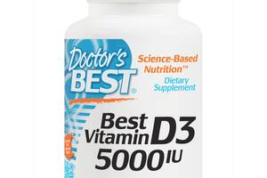 Витамин D3 5000IU, Doctor's Best, 360 желатиновых капсул