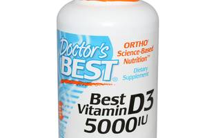 Витамин D3 5000IU, Doctor's Best, 720 желатиновых капсул