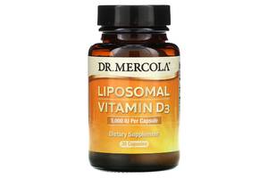 Витамин D3 Липосомальный, 5000 МЕ, Liposomal Vitamin D3, Dr. Mercola, 30 капсул