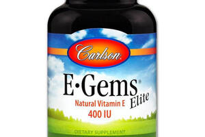 Витамин E Carlson Labs E-Gems Elite 400 IU 120 Soft Gels