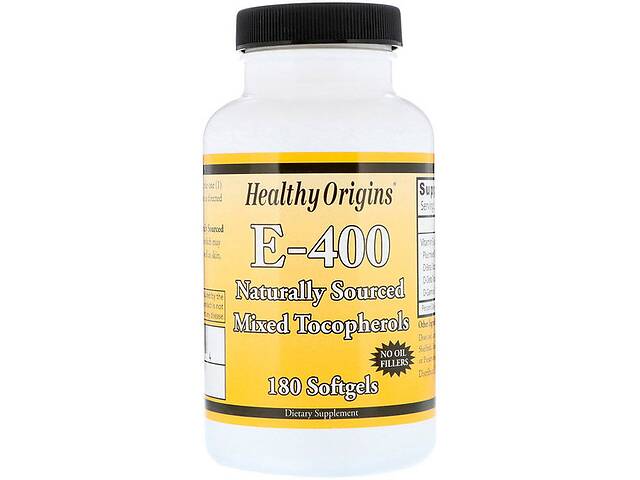 Витамин E Healthy Origins E-400 180 Softgels HO15145