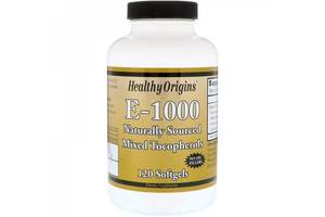 Витамин E Healthy Origins Vitamin E-1000 IU 120 Softgels