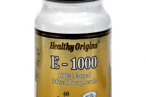 Витамин E Healthy Origins Vitamin E 1000 IU 60 Softgels