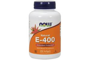 Витамин E NOW Foods Vitamin E-400 MT 250 Softgels