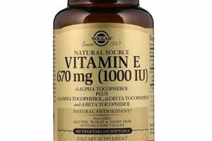 Витамин E Solgar Vitamin E 1000 IU 670 mg 100 Veg Caps