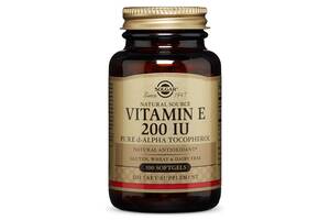 Витамин E Solgar Vitamin E 200 IU Mixed Tocopherols 100 Softgels
