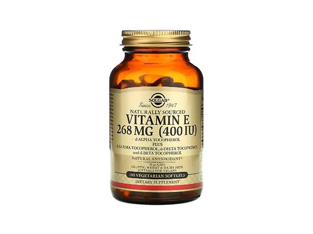 Витамин E Solgar Vitamin E 400 IU 268 mg 100 Veg Caps