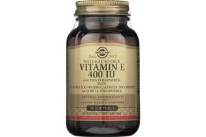 Витамин E Solgar Vitamin E 400 IU Mixed Tocopherols 50 Softgels