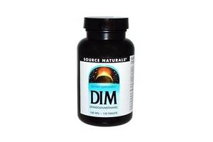 Витамин E Source Naturals DIM (Diindolylmethane) 100 mg 120 Tabs