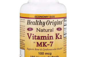 Витамин K Healthy Origins Vitamin K2 as MK-7 Natural 180 Veg Softgels