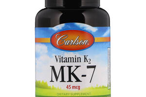 Витамин K2 MK-7 Vitamin K2 MK-7 Carlson Labs 45 мкг 90 гелевых капсул
