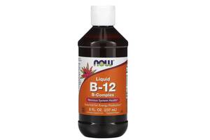 Витамин Liquid B-12 Now Foods B-комплекс жидкий 237 мл