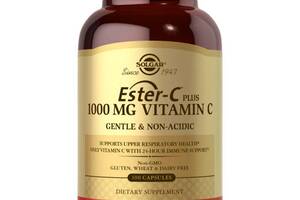 Витамин С эстер плюс Ester-C Plus Vitamin C Solgar 1000 мг 100 капсул