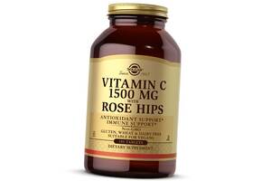 Витамин С с Шиповником Vitamin C 1500 with Rose Hips Solgar 180таб (36313219)