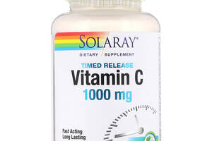 Витамин С Solaray двухфазного высвобождения 1000 мг 100 капсул