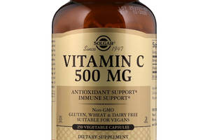 Витамин С Solgar 500 мг 250 капсул
