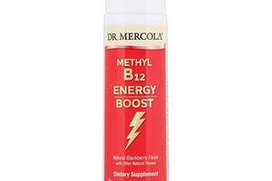 Витамин В-12 усилитель энергии Vitamin B12 Energy Booster Dr. Mercola вкус ежевики спрей 25 мл