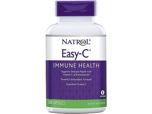 Витамина C для иммунитета Easy-C Natrol 500 мг 120 капсул