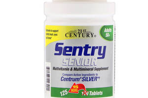 Витаминно-минеральный комплекс 21st Century Sentry Senior, Multivitamin & Mineral Supplement, Adults 50+ 100 Tabs