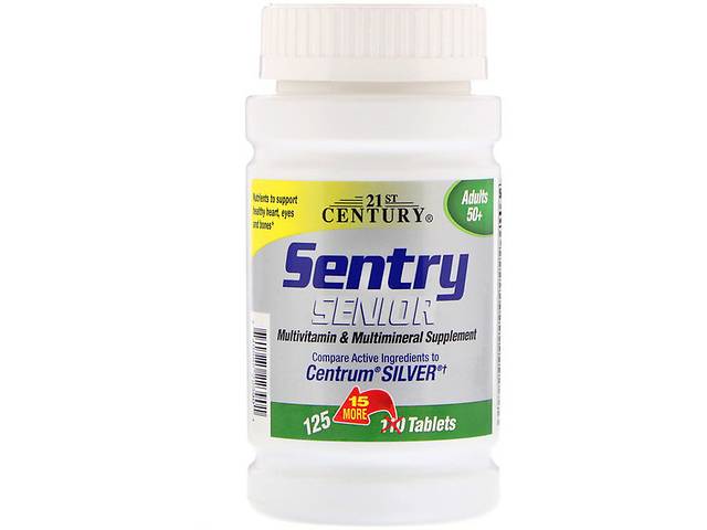 Витаминно-минеральный комплекс 21st Century Sentry Senior, Multivitamin ...