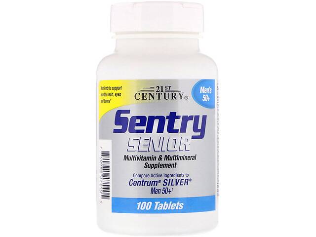 Витаминно-минеральный комплекс 21st Century Sentry Senior, Multivitamin & Multimineral Supplement, Men's 50+ 100 Tabs...
