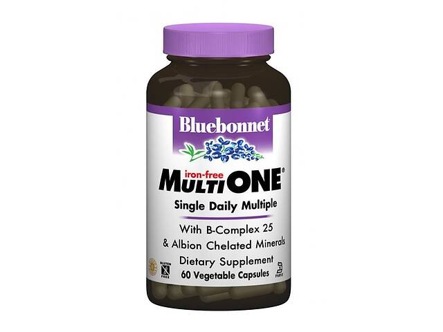 Витаминно-минеральный комплекс Bluebonnet Nutrition MultiONE Iron free 60 Veg Caps