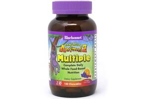 Витаминно-минеральный комплекс Bluebonnet Nutrition Rainforest Animalz, Multiple Complete Daily 180 Chewables Fruit...