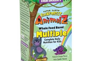 Витаминно-минеральный комплекс Bluebonnet Nutrition Rainforest Animalz, Multiple Complete Daily Nutrition For Kids 90...