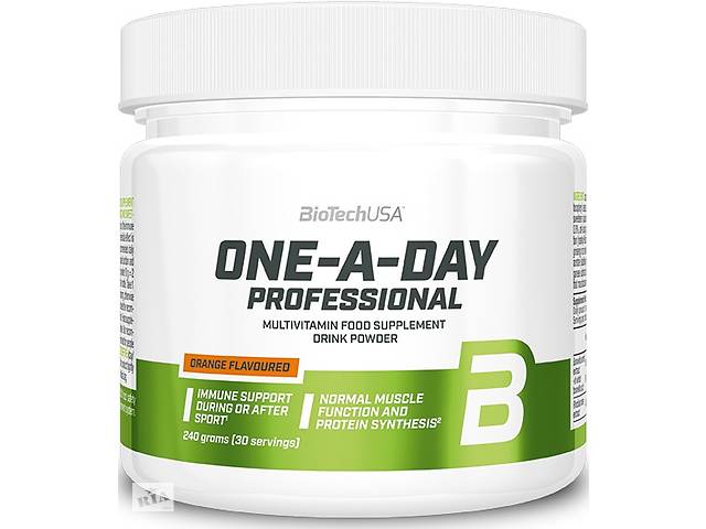 Витаминно-минеральный комплекс для спорта BioTechUSA One-A-Day 240 g /30 servings/ Orange