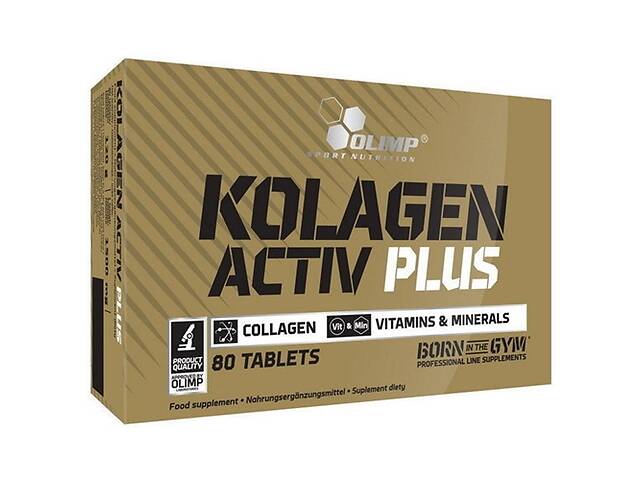 Витаминно-минеральный комплекс для спорта Olimp Nutrition Kolagen Activ Plus Sport Edition 80 Tabs