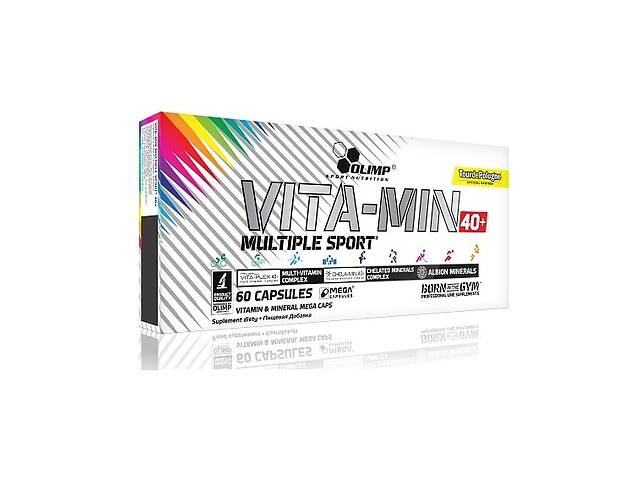 Витаминно-минеральный комплекс для спорта Olimp Nutrition Vita-Min Multiple Sport 40+ 60 Caps