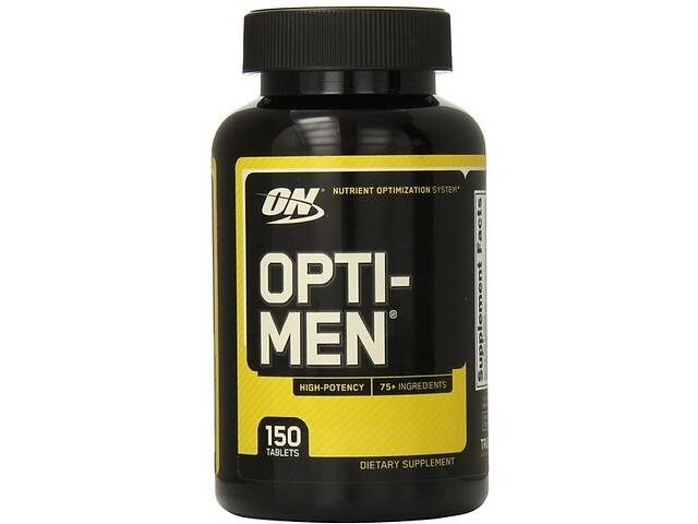 Вітамінно-мінеральний комплекс для спорту Optimum Nutrition Opti-Men 150 Tabs