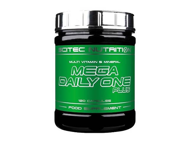 Витаминно-минеральный комплекс для спорта Scitec Nutrition Mega Daily One Plus 120 Caps
