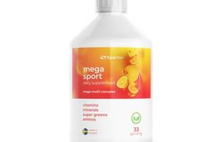 Витаминно-минеральный комплекс для спорта Sporter Mega Sport 500 ml 33 servings Orange