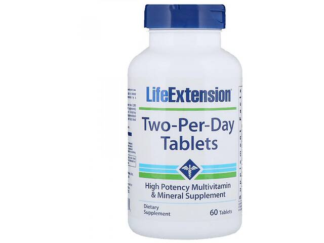 Витаминно-минеральный комплекс Life Extension Two-Per-Day 60 Tabs
