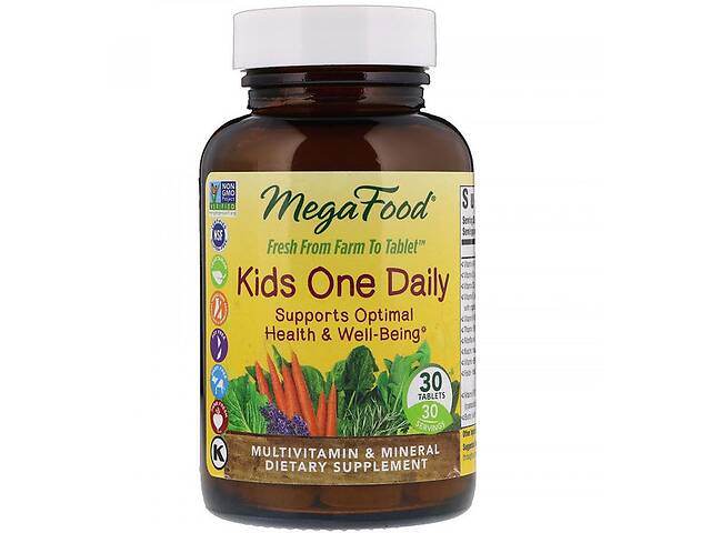 Витаминно-минеральный комплекс MegaFood Kid's One Daily 30 Tabs