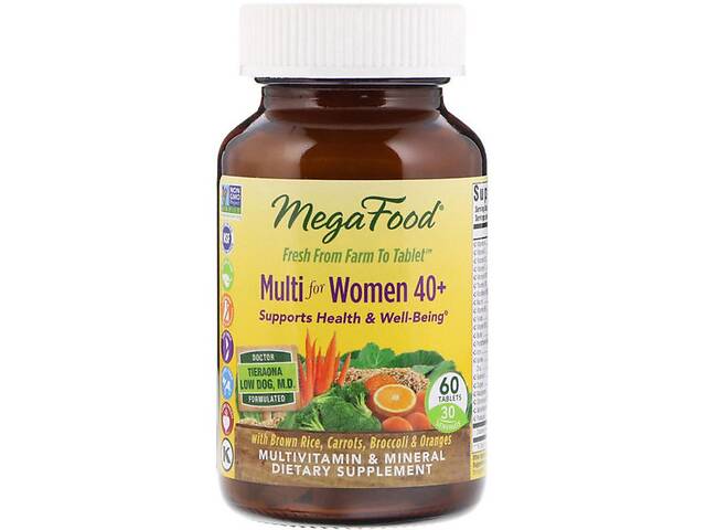 Витаминно-минеральный комплекс MegaFood Multi for Women 40+ 60 Tabs