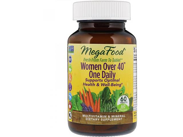 Витаминно-минеральный комплекс MegaFood Women Over 40 One Daily 60 Tabs