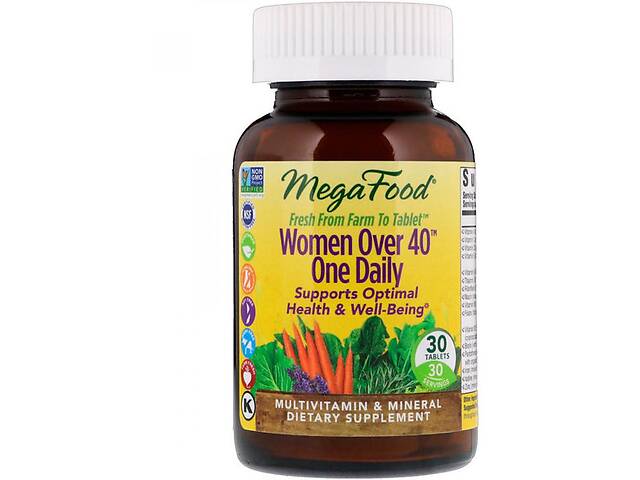 Витаминно-минеральный комплекс MegaFood Women Over 40 One Daily 30 Tabs