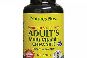 Витаминно-минеральный комплекс Nature's Plus Adults Multi-Vitamin Chewable 60 Tabs Red berry flavor