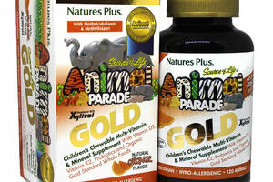 Витаминно-минеральный комплекс Nature's Plus Animal Parade Gold 120 Chewables Orange